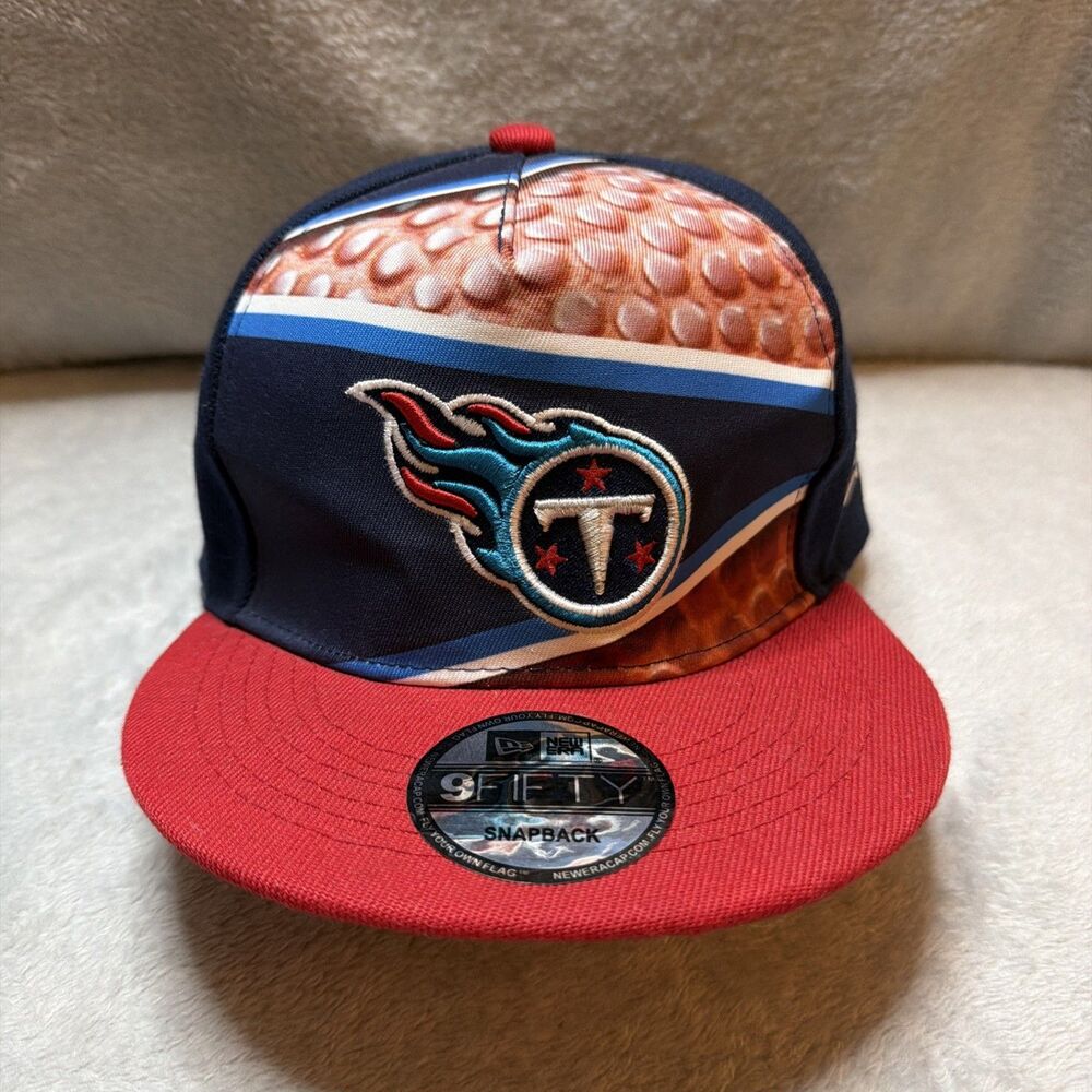 New Era Tennessee Titans NFL 9FIFTY Snapback Cap Navy/Red One Size